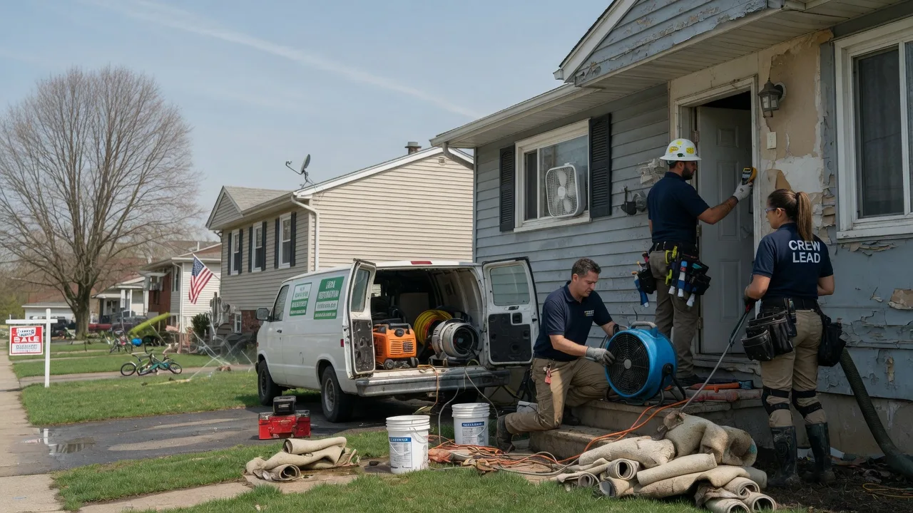 Flood Cleanup in Saint Clair, PA near me